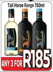 Supa Store Tall Horse Range 750ml offer