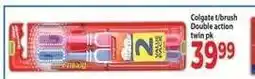 Supa Store Colgate tBrush Double action twin pk offer