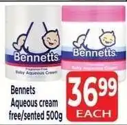 Supa Store Bennetts Aqueous cream offer
