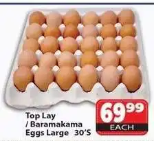 Supa Store Top Lay / Baramakama Eggs Large 30's offer