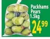 Supa Store Packhams Pears 1.5kg offer