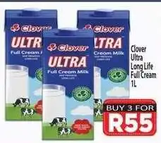 Supa Store Clover Ultra Long Life Full Cream 1L offer