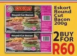 Supa Store Eskort Round Cut Bacon 200g offer