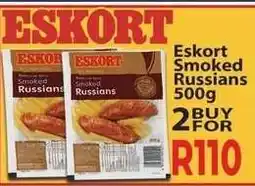 Supa Store Eskort Smoked Russians 500g offer