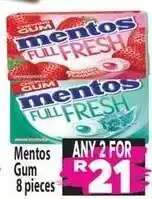 Supa Store Mentos Gum 8 pieces offer