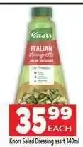 Supa Store Knorr Salad Dressing offer