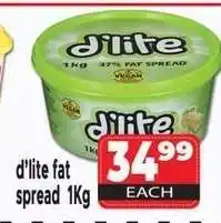 Supa Store d'lite fat spread 1Kg offer