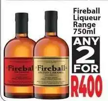 Supa Store Fireball Liqueur Range offer