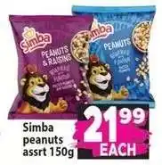 Supa Store Simba peanuts assrt 150g offer