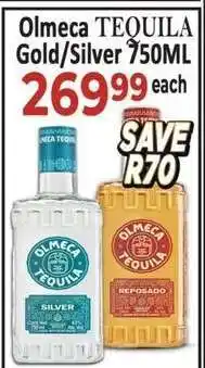 Supa Store Olmeca TEQUILA Gold/Silver 750ML offer