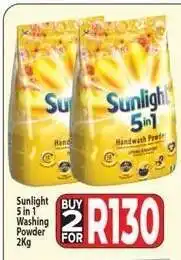 Supa Store Sunlight 5 in 1 Washing Powder 2Kg offer