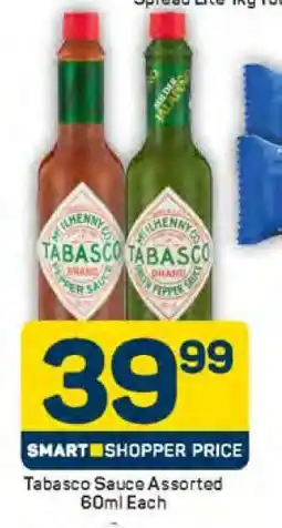Pick n Pay Tabasco Sauce Assorted 60ml Each offer