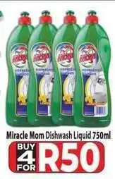 Supa Store Miracle Mom Dishwash Liquid 750ml offer