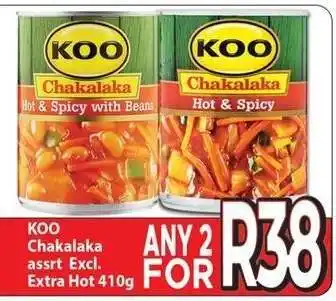 Supa Store KOO CHAKALAKA offer
