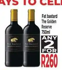 Supa Store Fat bastard The Golden Reserve 750ml offer