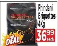 Supa Store Phindani Briquettes 4Kg offer