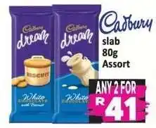 Supa Store Cadbury Dream slab offer