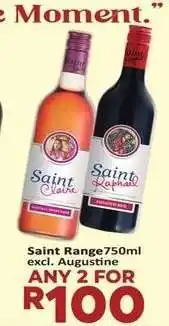 Supa Store Saint Range 750ml excl. Augustine offer