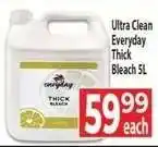 Supa Store Ultra Clean Everyday Thick Bleach 5L offer