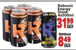 Supa Store Reboost Energy Drink 4x500ml offer