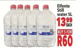 Supa Store Elfonte Still Water 5L offer