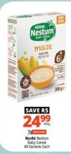 Checkers Nestlé Nestum Baby Cereal offer