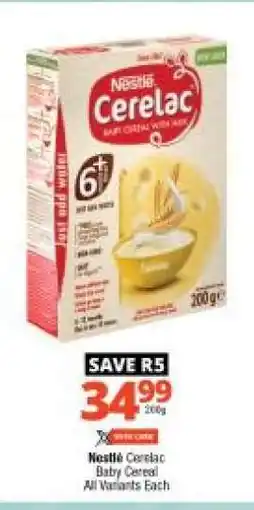 Checkers Nestlé Cerelac Baby Cereal offer