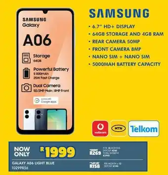 Russells Samsung galaxy a06 offer