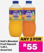 Game Hall's Blended Fruit Squash Assorted-For Any 2 x 1.25Ltr offer