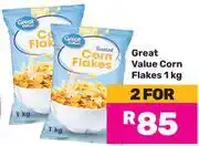 Game Great Value Corn Flakes-For 2 x 1kg offer