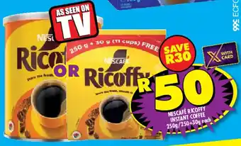 Shoprite Nescafé ricoffy instant coffee offer