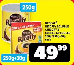 Usave Nescafé ricoffy soluble chicory & coffee granules offer