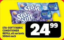 Usave Sta-soft fabric conditioner refill offer