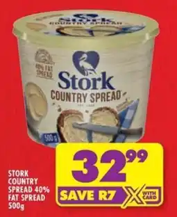 Shoprite Stork country spread 40% fat spread offer