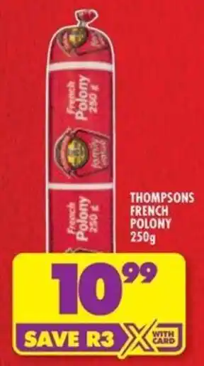 Shoprite Thompsons french polony offer