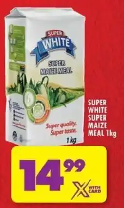 Shoprite Super white super maize meal offer