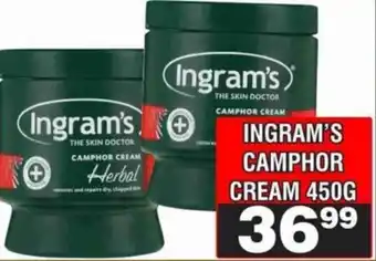 Advance Cash n Carry Ingram's camphor cream offer