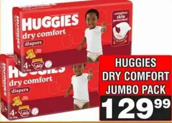 Advance Cash n Carry Huggies dry comfort jumbo pack offer