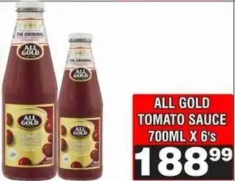 Advance Cash n Carry All gold tomato sauce offer