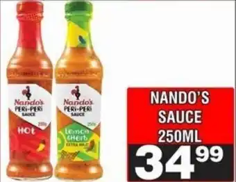 Advance Cash n Carry Nando's sauce offer