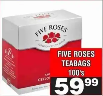 Advance Cash n Carry Five roses teabags offer