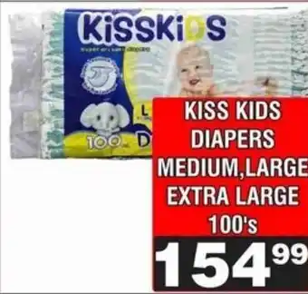 Advance Cash n Carry Kiss kids diapers offer