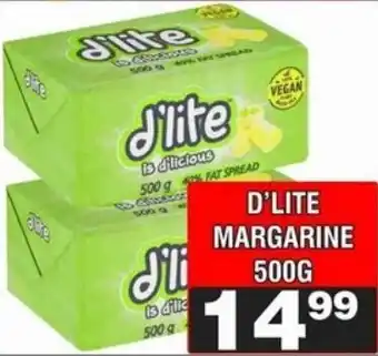 Advance Cash n Carry D'lite Margarine offer