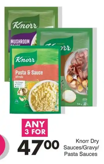 Save Knorr Dry Sauces/ Gravy/ Pasta Sauces offer