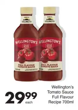 Save Wellington's Tomato Sauce Full Flavour Recipe offer