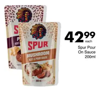 Save Spur Pour On Sauce offer