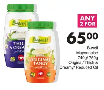Save B-well Mayonnaise Original/ Thick & Creamy/ Reduced Oil offer