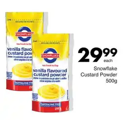 Save Snowflake Custard Powder offer