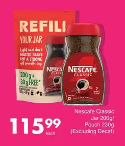 Save Nescafe Classic Jar/ Pouch offer