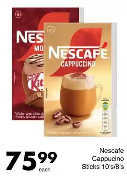 Save Nescafe Cappucino Sticks offer